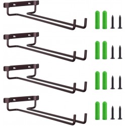 4 Pack Wine Glass Holder Rack Stemware Rack