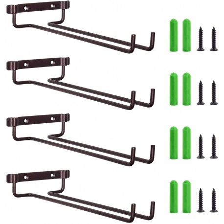 4 Pack Wine Glass Holder Rack Stemware Rack