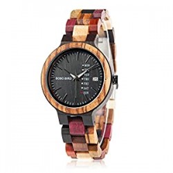 Womens Watches Wooden Colorful Bamboo