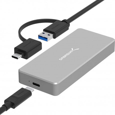 Sabrent USB 3.1 Aluminum Enclosure for M.2 NVMe