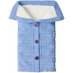 Baby Swaddle Blanket Fleece Stroller Wrap Nap Blanket Plus Velvet