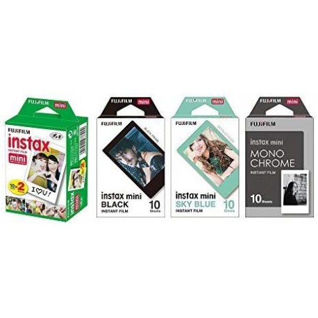 Fujifilm Instax Mini Instant Film 4-PACK BUNDLE SET