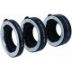 Extension Tube Set for Sony E-Mount (NEX) with 10mm, 16mm, and 21mm Extension Tubes