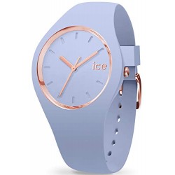 ICE GLAM COLOR Medium Light Blue Silicone Band Women's Watch