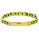Jewelry Stainless Steel Orula Bracelet Green Yellow