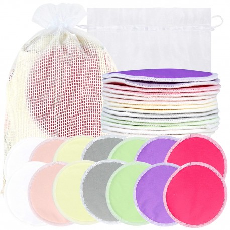Bamboo Nursing Pads (14 Pack)+Laundry Bag & Travel Storage Bag