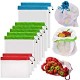 9Pcs Reusable Mesh Produce Bags