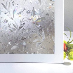 Window Film 17.7" by 78.7" Glass Film Decorative