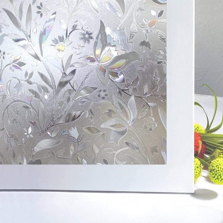 Window Film 17.7" by 78.7" Glass Film Decorative