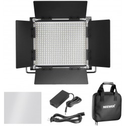 Neewer 660 Dimmable Video Light Set of 3 LED Video Lights with Garden Gate