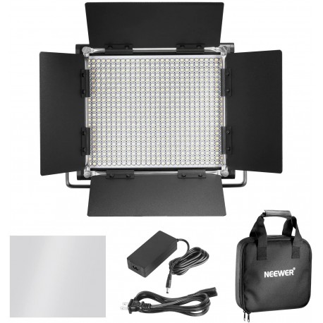 Neewer 660 Dimmable Video Light Set of 3 LED Video Lights with Garden Gate