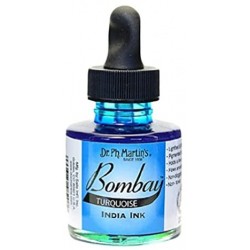 Dr. Ph. Martin's Bombay India Ink, 1.0 oz, Turquoise