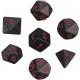 7-Die Polyhedral Dice Compatible with DND Dice Set Dungeons and Dragons with Black Pouch