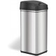 13 Gallon Stainless Steel Automatic Trash Can