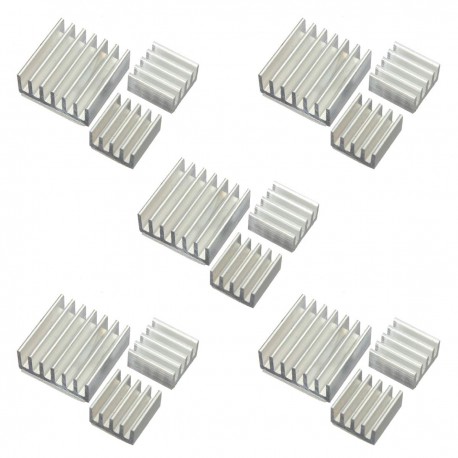 15 PCS One Set Aluminum Heatsink Cooler