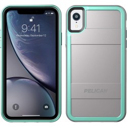 Protector iPhone XR Case (Grey/Aqua)