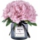 Artificial Peony Flowers with Vase