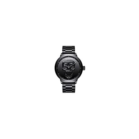 Men's 3D Skull Watch Cool Stainless Steel
