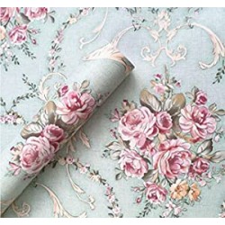 Sticker Home Deco 17.7inch by 118inch (Multi-Flower3)