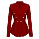 Women's Peplum Blazer One Button