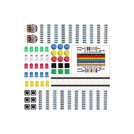 Pin Header,LEDs, Switch, Potentiometer,for Arduino MEGA2560