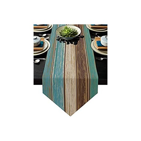 Linen Burlap Table Runner Dresser Scarves