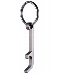 Titanium Keychain Beer Bottle Opener with Stainless Steel Key Rings