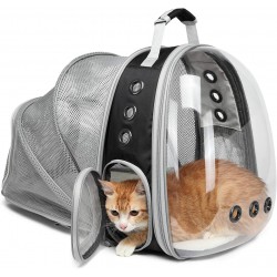 Pet Expandable Backpack Carrier for Dogs Cats Puppy