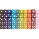 50-Pack Solid 6-Sided Game Dice