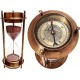 7" Nautical Brass Sand Timer Hourglass