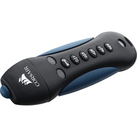 USB Flash Drive - 16 GB, Blue, Black/Blue