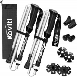 Trekking Poles - Collapsible Hiking Poles 2pc Pack
