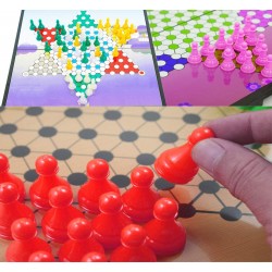 80pcs Colorful Plastic 24mm Pawns Pieces for Board Games, Tabletop Markers Component