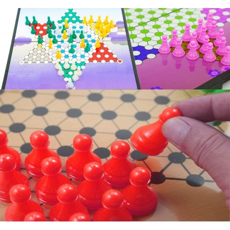 80pcs Colorful Plastic 24mm Pawns Pieces for Board Games, Tabletop Markers Component