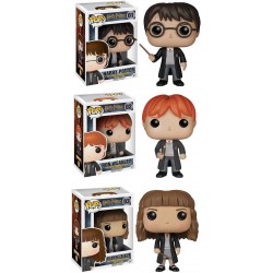 Funko Harry Potter POP! Movie Vinyl Collectors Set: Harry Potter, Ron Weasley & Hermione Action Figure