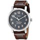 Waterbury Gray Dial Brown Leather Strap Watch
