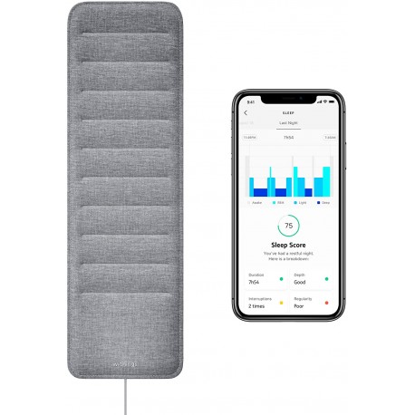 Sleep Tracking Pad Under The Mattress With Sleep Cycle Analysis