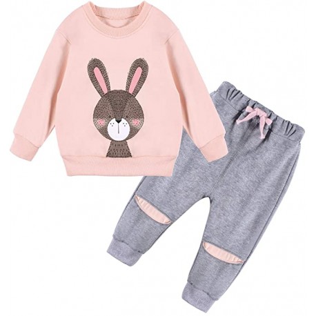 Rabbit Long Sleeve Baby Clothes Set