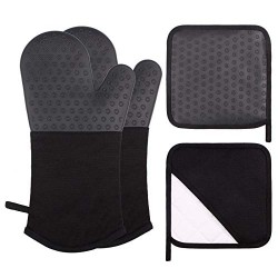 Oven Mitts and Pot Holders Set of 4
