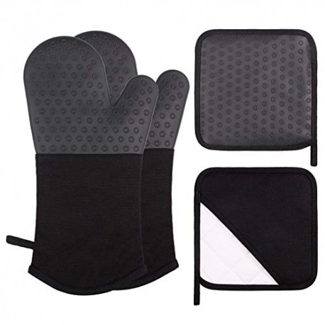 Oven Mitts and Pot Holders Set of 4