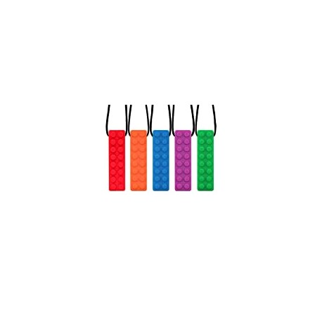 5 Pack Teether Silicone Chewing Pendant for Autism ADHD SPD Oral Motor Teething & Biting Needs