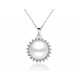 Sterling Silver 8.5-9mm White
