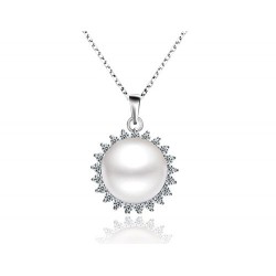 Sterling Silver 8.5-9mm White