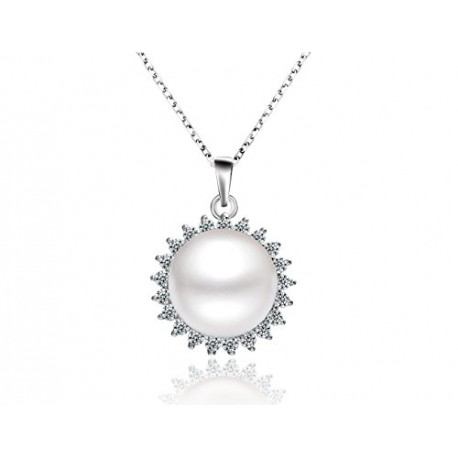 Sterling Silver 8.5-9mm White
