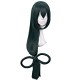 Hair Cap+Anime Cosplay Wig Dark Green Long