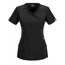 Women's Infinity Mock Wrap Scrubs Shirt