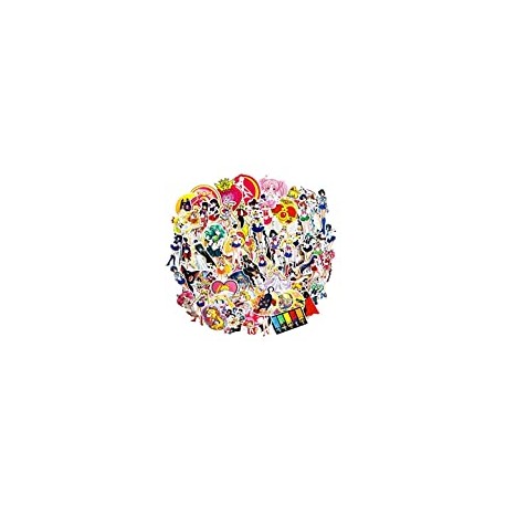 Sailor Moon Anime Girl Stickers(75pcs)