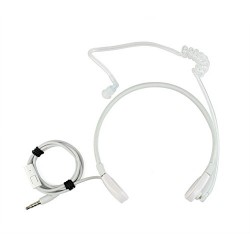 3.5mm Plug Throat Mic Microhone Covert Acoustic