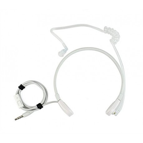 3.5mm Plug Throat Mic Microhone Covert Acoustic