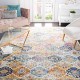 Bedroom Area Rug, 5'1" x 7'6", Cream / Multi